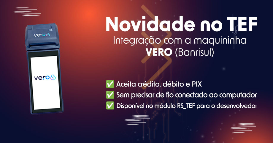 TEF vero banrisul integração bitshop